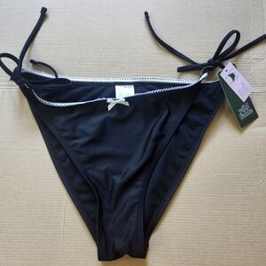 Wild Fable Black Tie-Side Bikini Bottom
